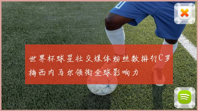 世界杯球星社交媒体粉丝数排行C罗梅西内马尔领衔全球影响力